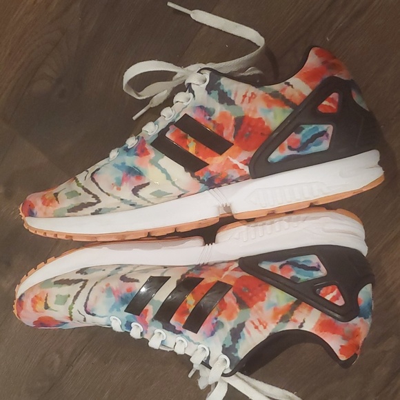 Womens Adidas Torsion colorful sneakers sz 9 - Picture 8 of 10